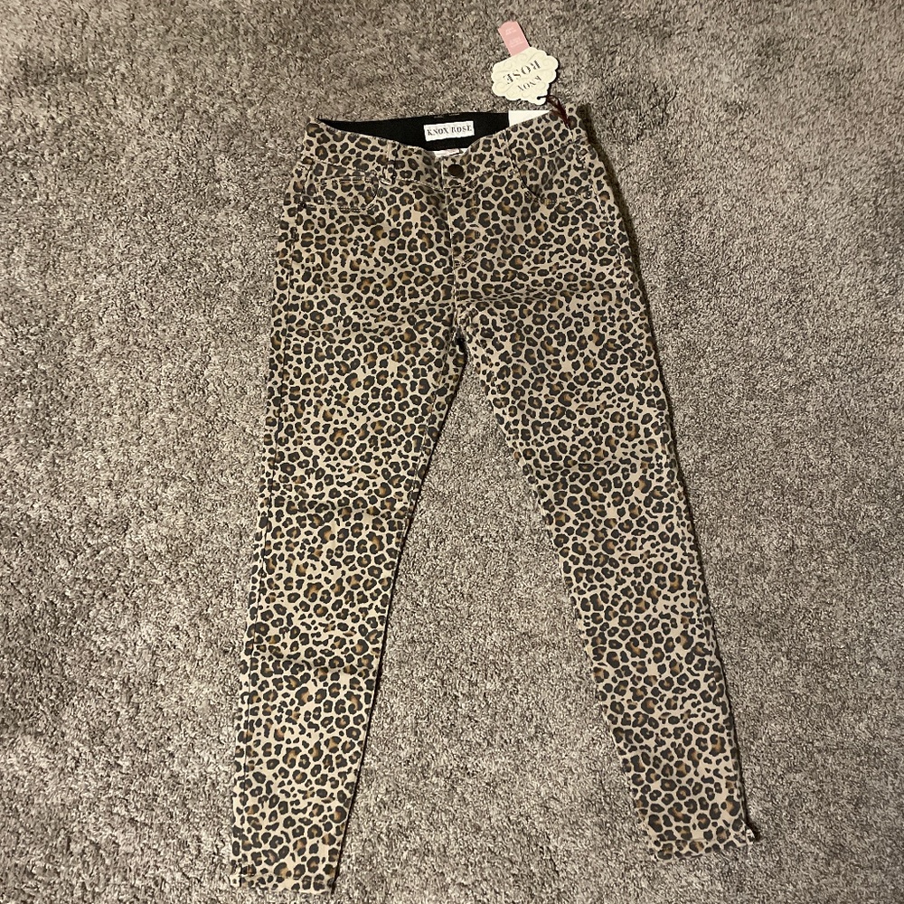 Leopard print pants